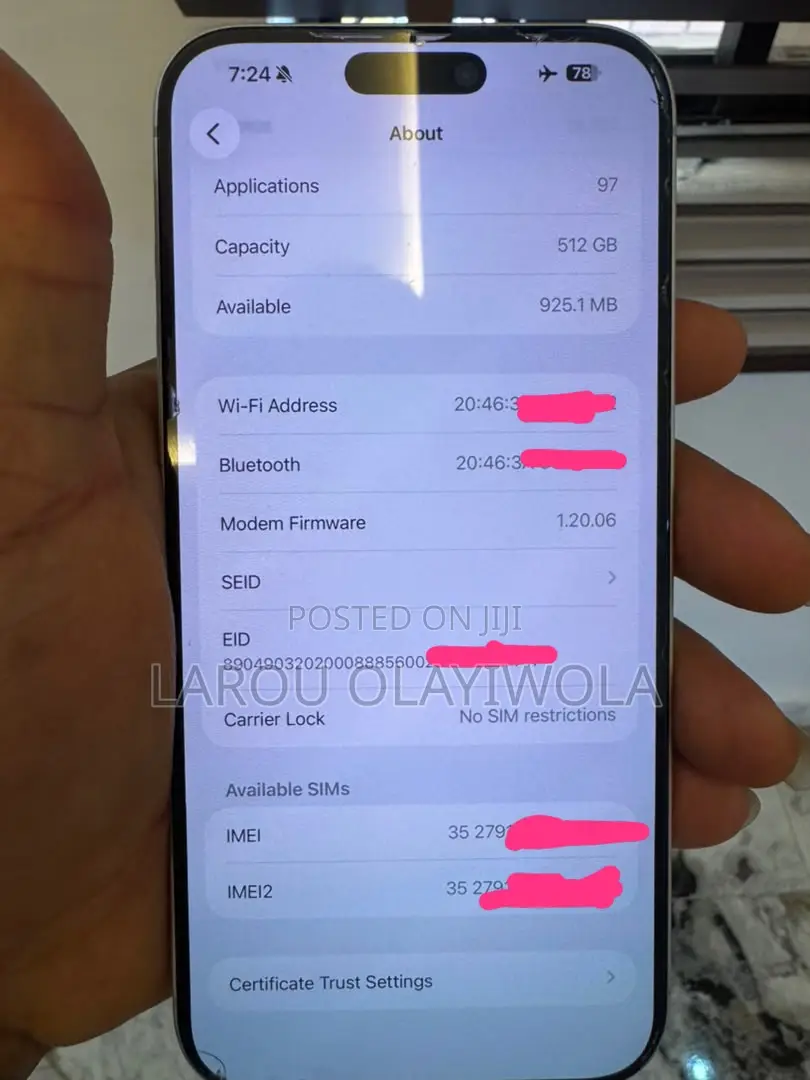 Apple iPhone 17 Pro Max 512 GB Silver
