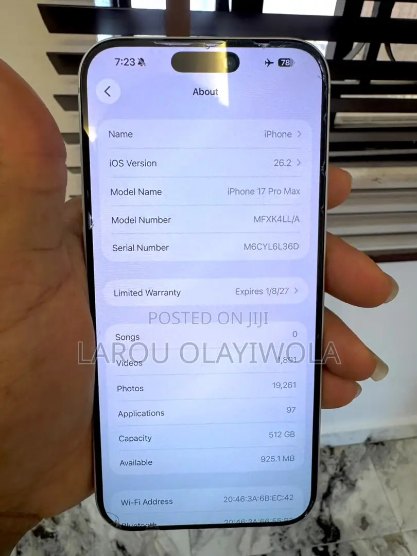 Apple iPhone 17 Pro Max 512 GB Silver