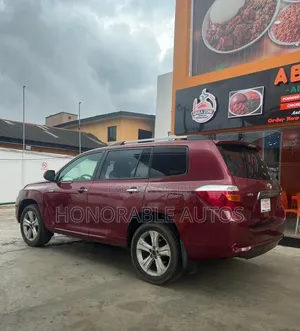 Toyota Highlander 4x4 2009 Red