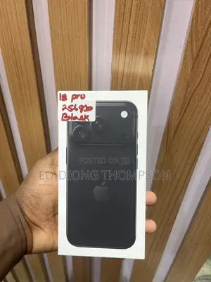 New Apple iPhone 18 Pro 256 GB Black