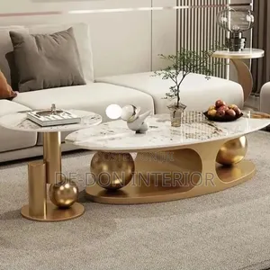 Center Table and Side Stool (1+1)