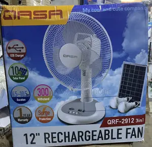 Solar Table Fan