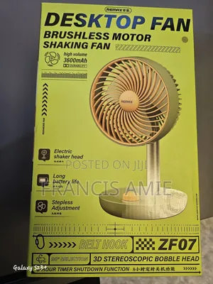 Remax Rechargeable Table Fan
