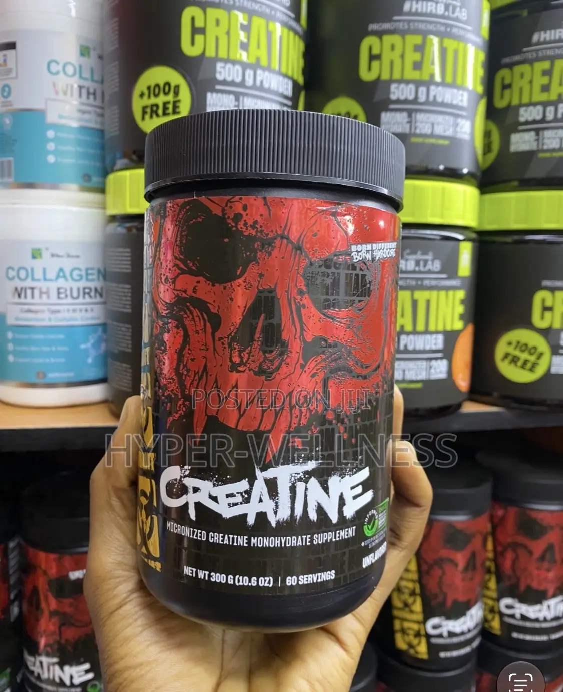 Mutant Creatine 300G Unflavored - 60 Servs