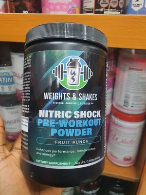 Weights Shakes Nitric Shock Pre-Workout Powder