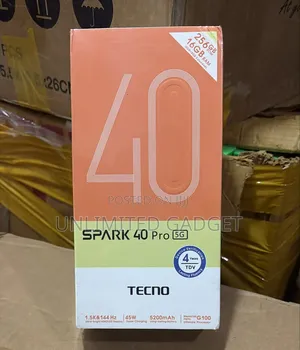 New Tecno Spark 40 Pro 256 GB