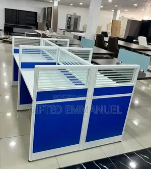 Workstation 4 Seater With Mobile Drawers