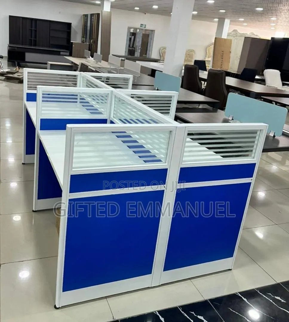 Workstation 4 Seater With Mobile Drawers