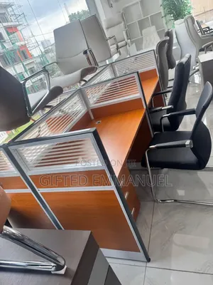 Workstation 4 Seater With Mobile Drawers