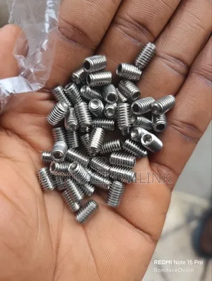 M6 Grub Screw Hex Head 316 Stainless Steel