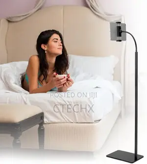 Adjustable Metal Tablet Phone Stand Flexible Gooseneck, (4.7''-13'')