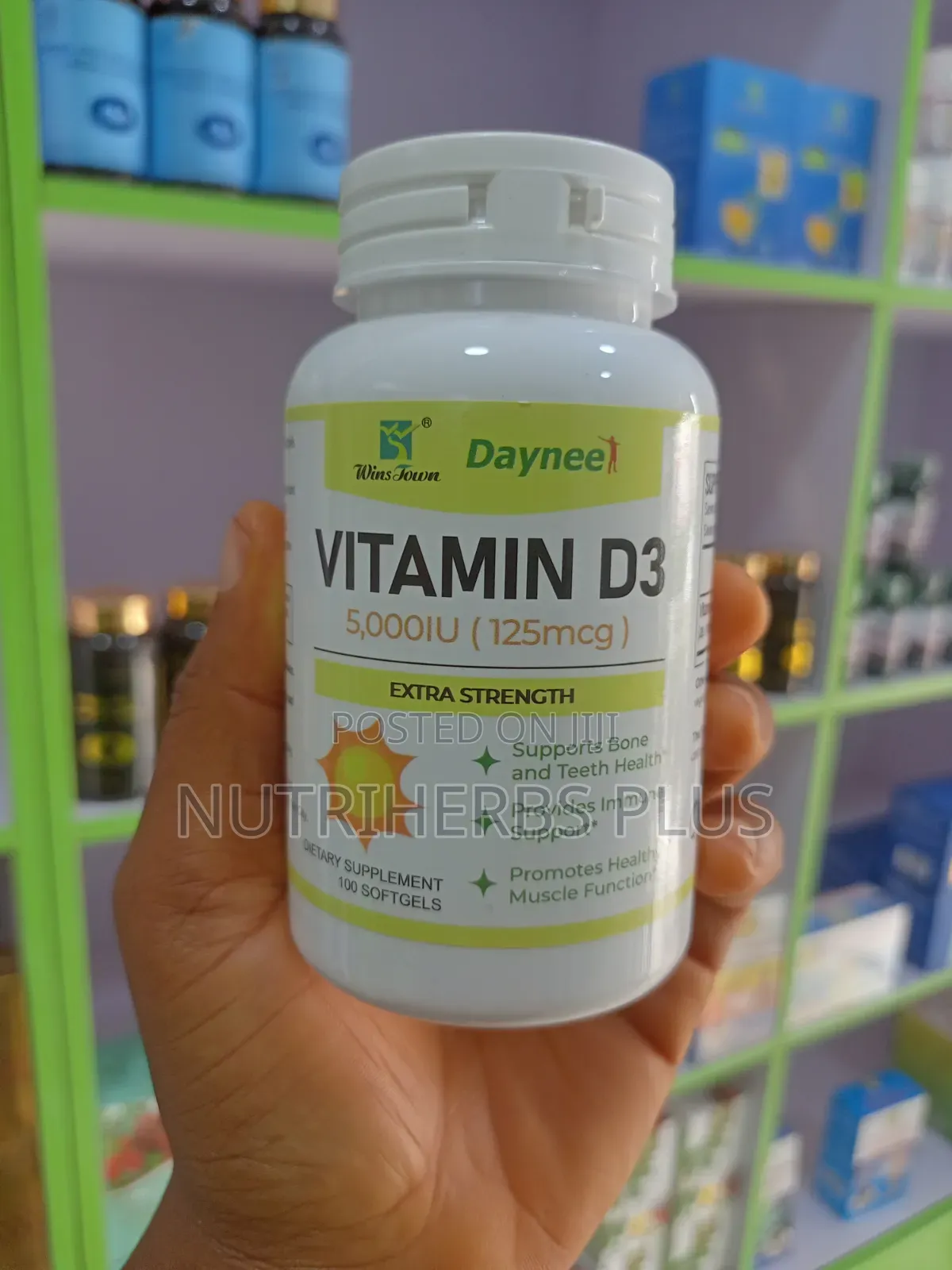 Daynee Vitamin D3 (Prevents Brittle Bones)