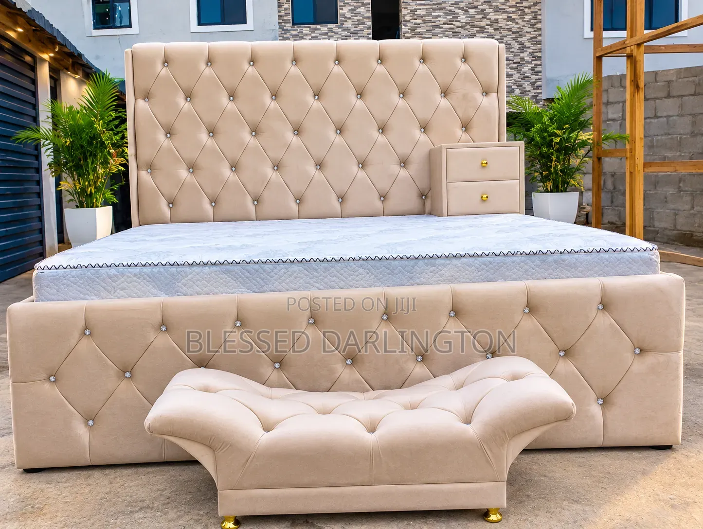 Cream Colour 6x6 Bed Frame