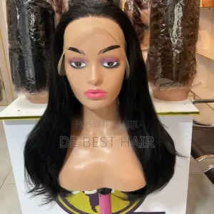 Human Hair Blend With 14*4 Closure 26 Inches Natural Color 200g
