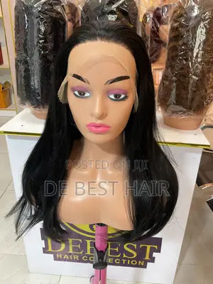 Human Hair Blend With 14*4 Closure 26 Inches Natural Color 200g