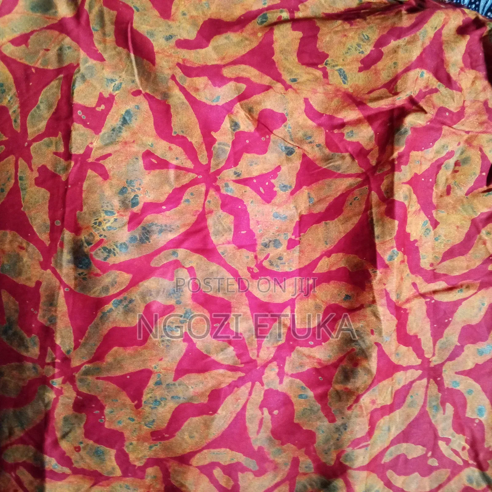 Big Adire Crepe. 100% Cotton
