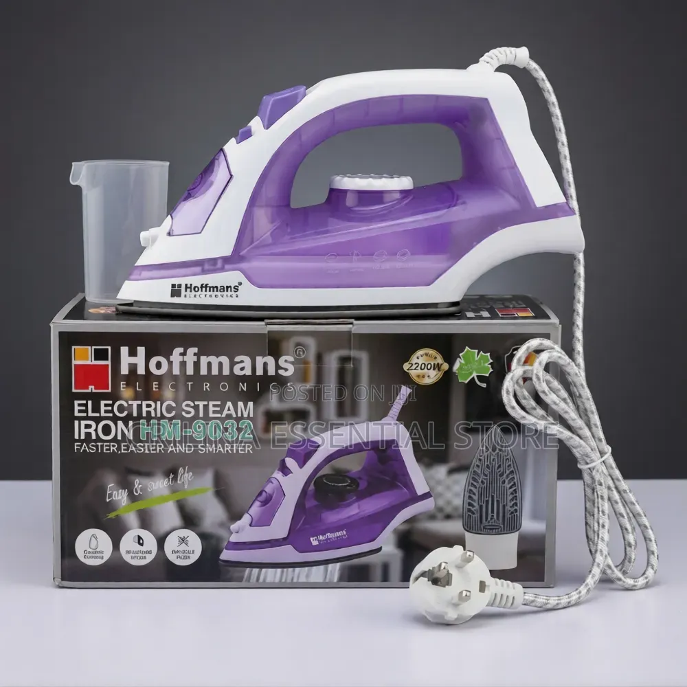 Hoffmans Electric Steam Iron 2200W