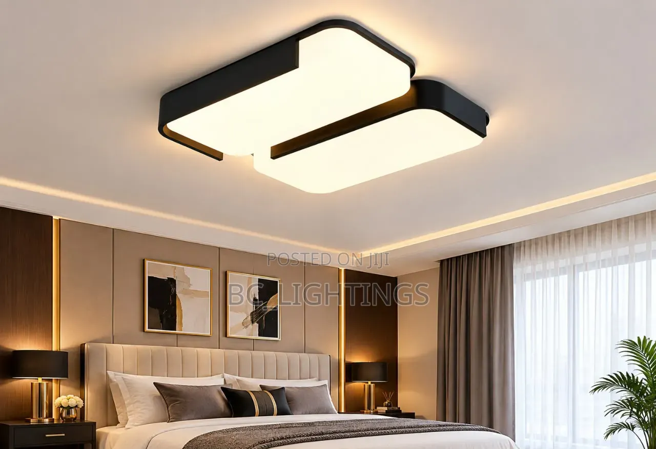 Nordic Simple Led Walnut Ceiling Lights Modern Home Decor Lamp