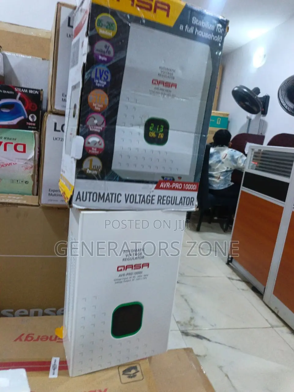 QASA 10KVA Automatic Voltage Management Stabilizer