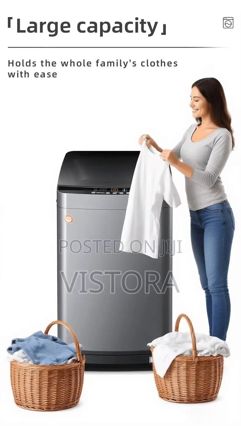 Automatic Washing Machine 10kg Top Loader – Fully Automatic Washer