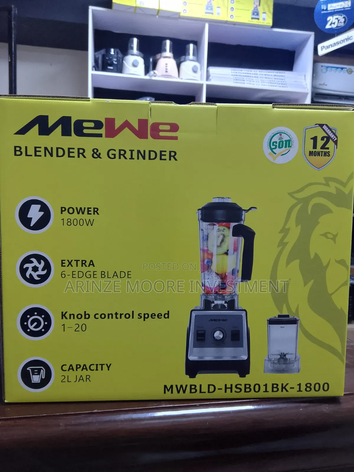 Mewe Blender 1800W