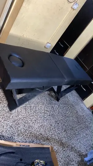 Black Wooden Bed
