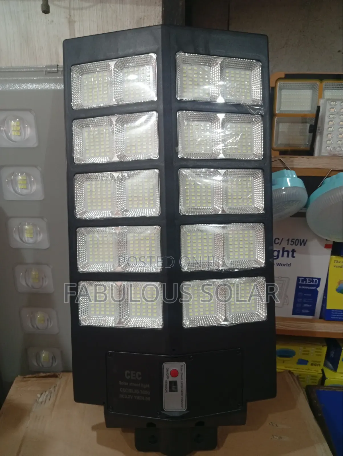 Original ECE Ayigo Solar Street Light 20 Eyes(2000watts)