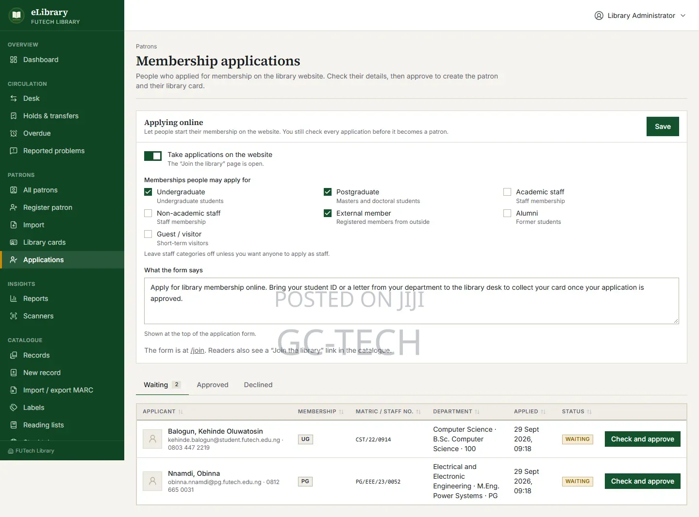 Library Management Software for Schools, Universities & Institutions