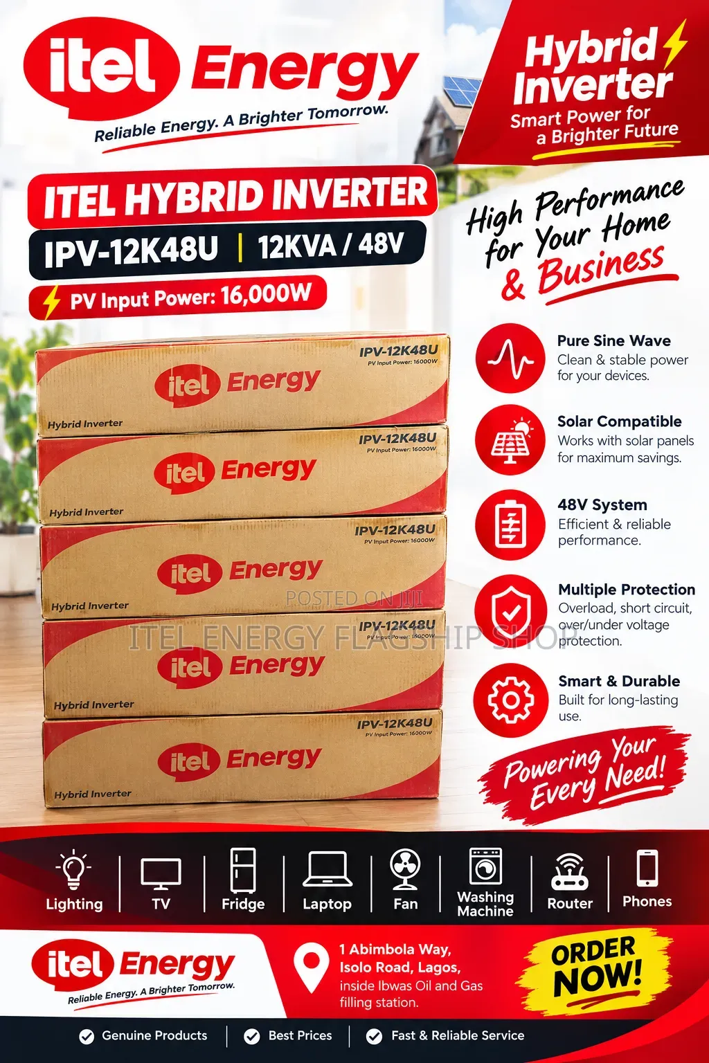 Itel 12kw Inverter