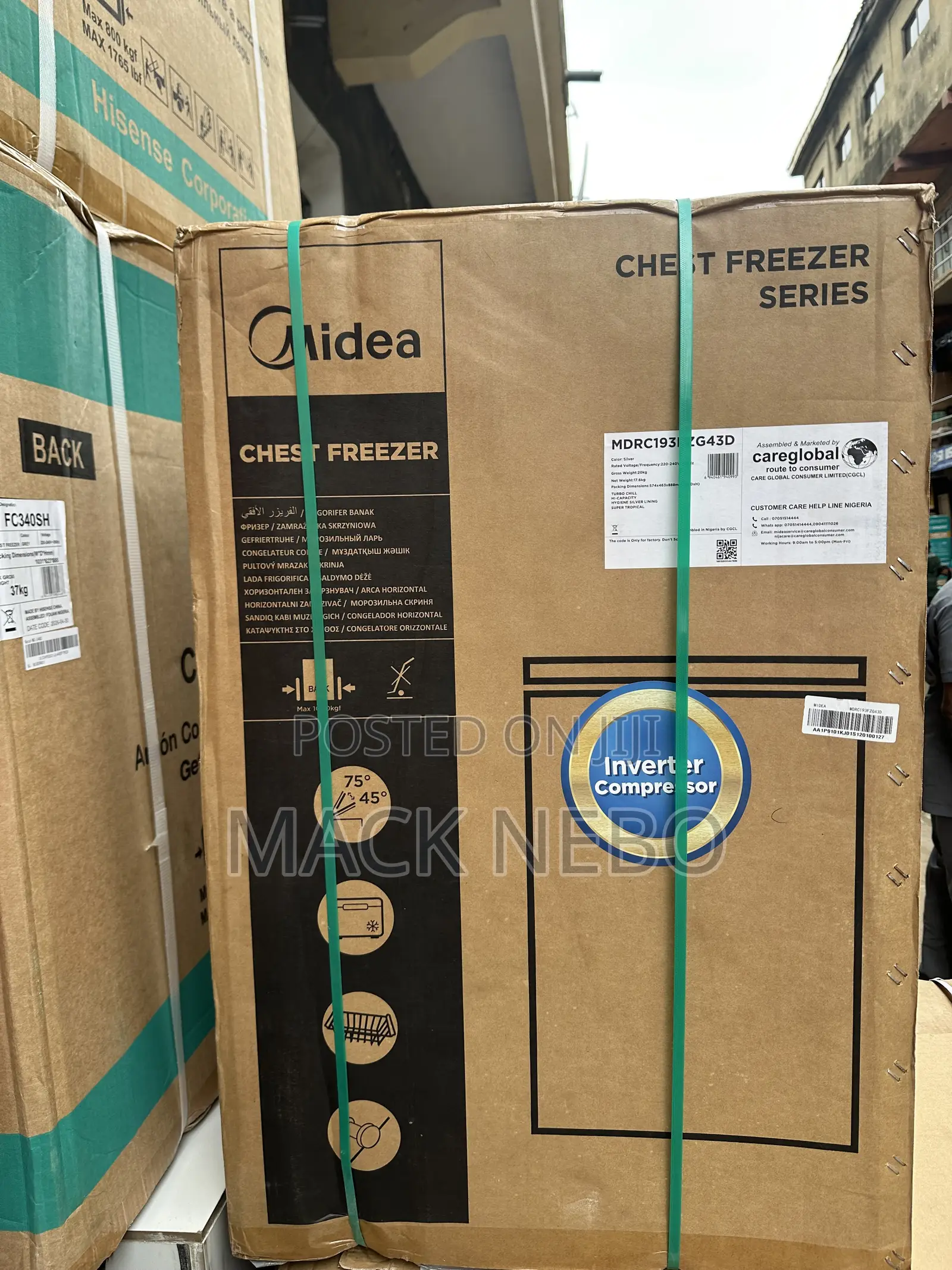 Original Midea Chest Freezer