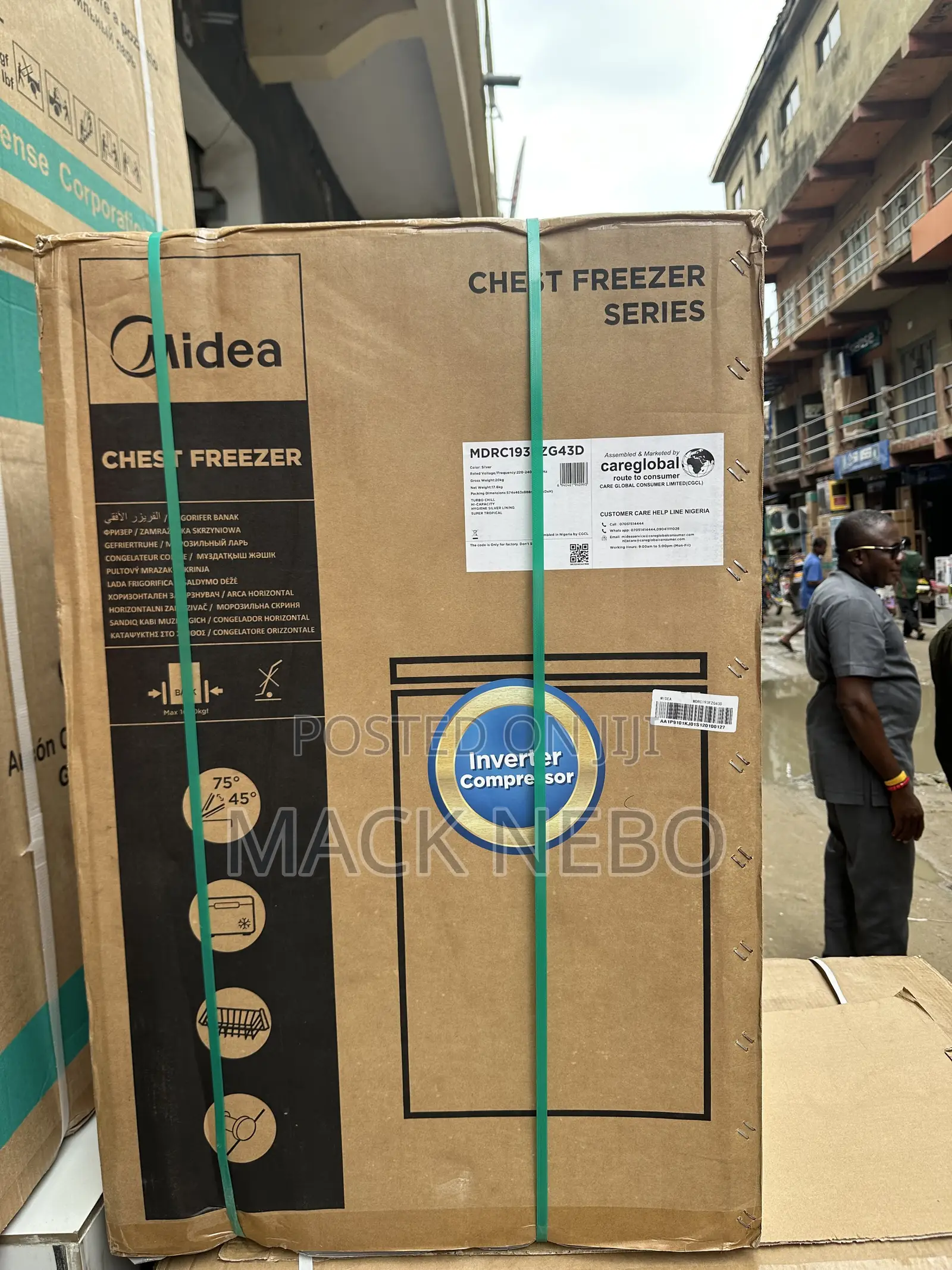 Original Midea Chest Freezer