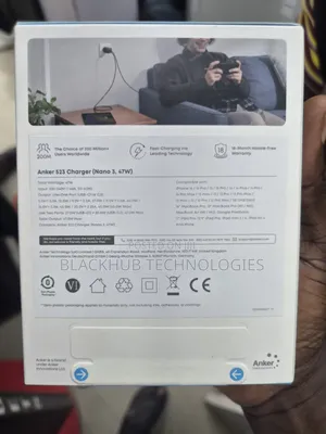 Anker Nano Compact 47W USB-C Dual,Fast Charger,2-Pins,Active Shield