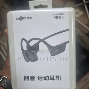 Shokz OpenRun Pro 2 Open-Ear Bone and Air Conduction Sport Headphones.