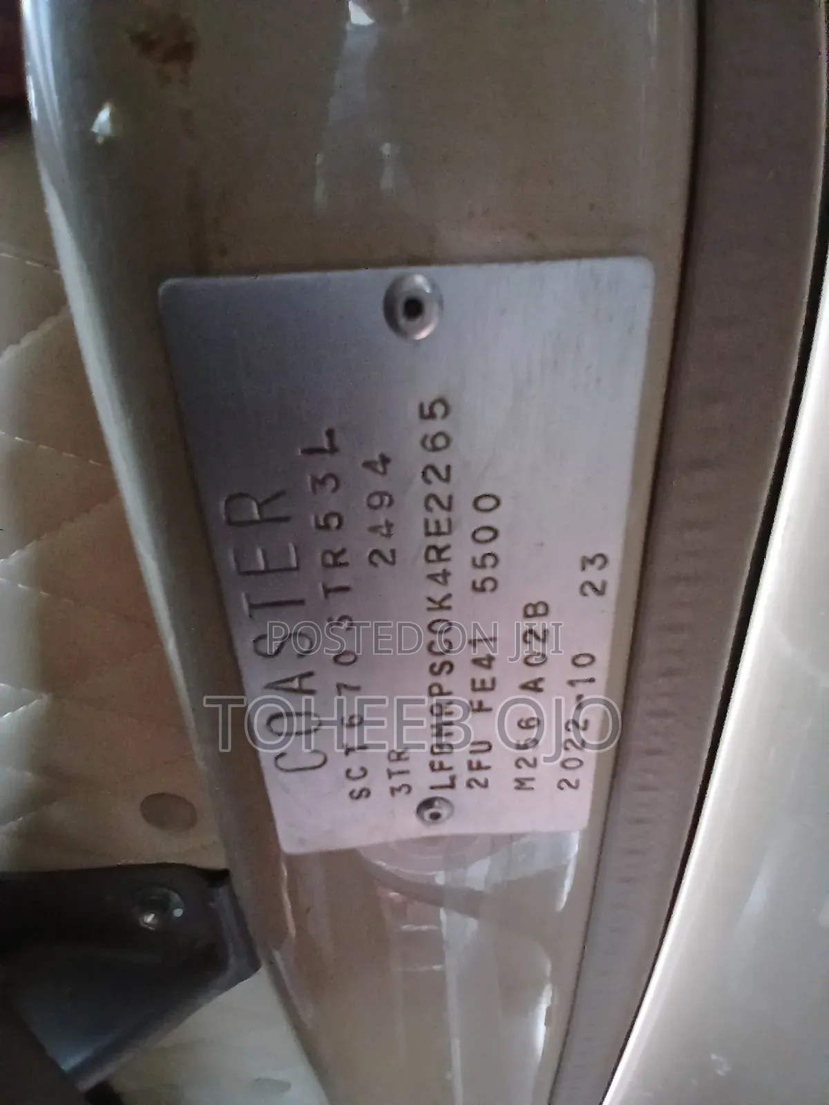 Toyota Coaster 2022 Brown