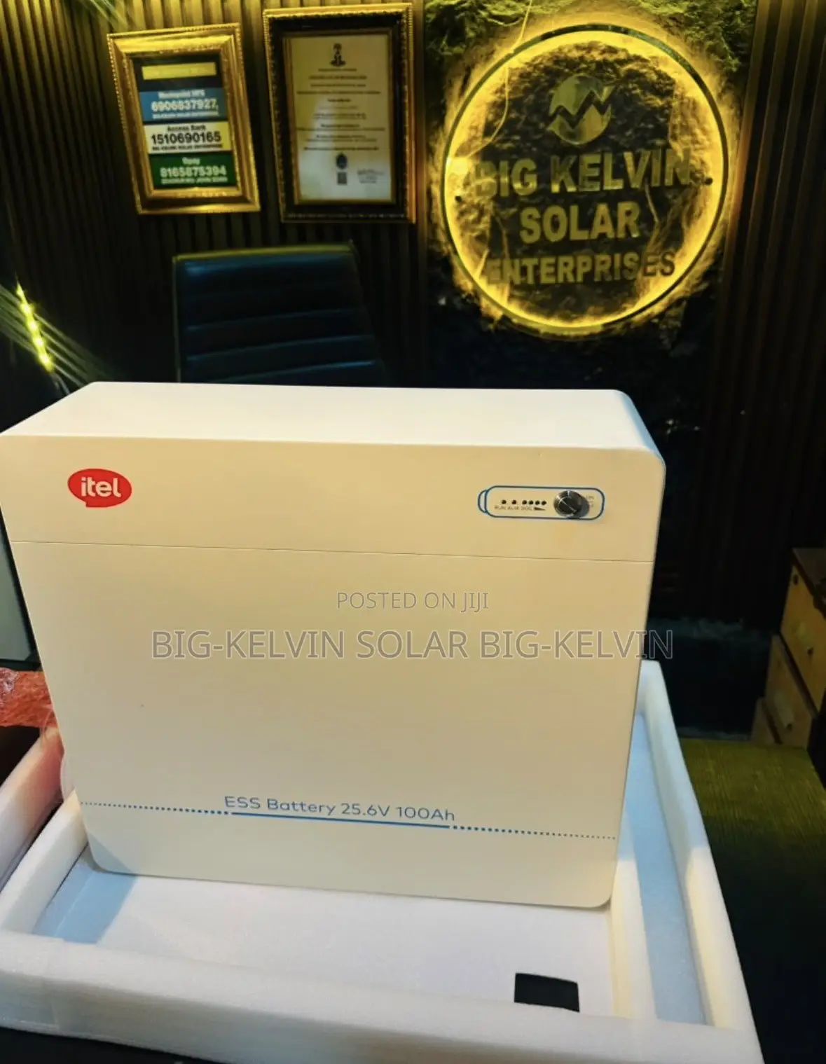 2.5kwh Itel Battery 24v