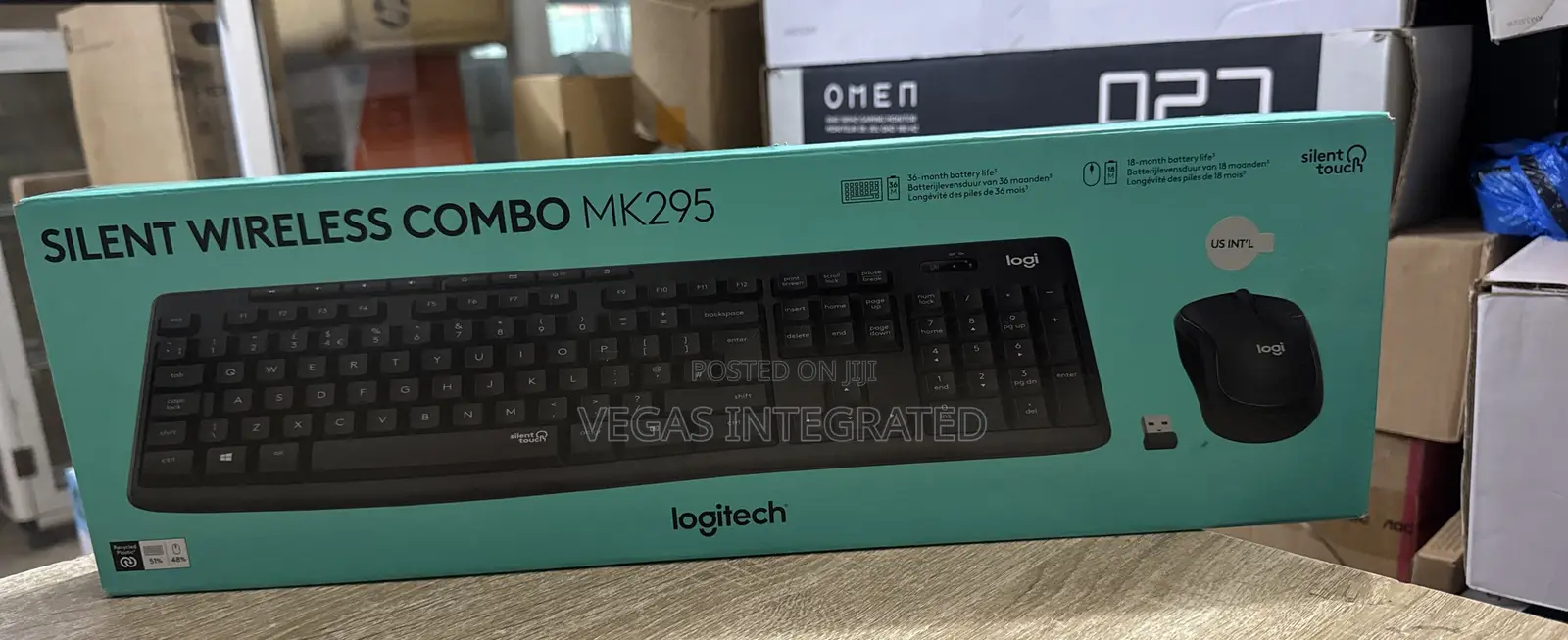 Logitech MK295 Silent Wireless Keyboard and Mouse Combo