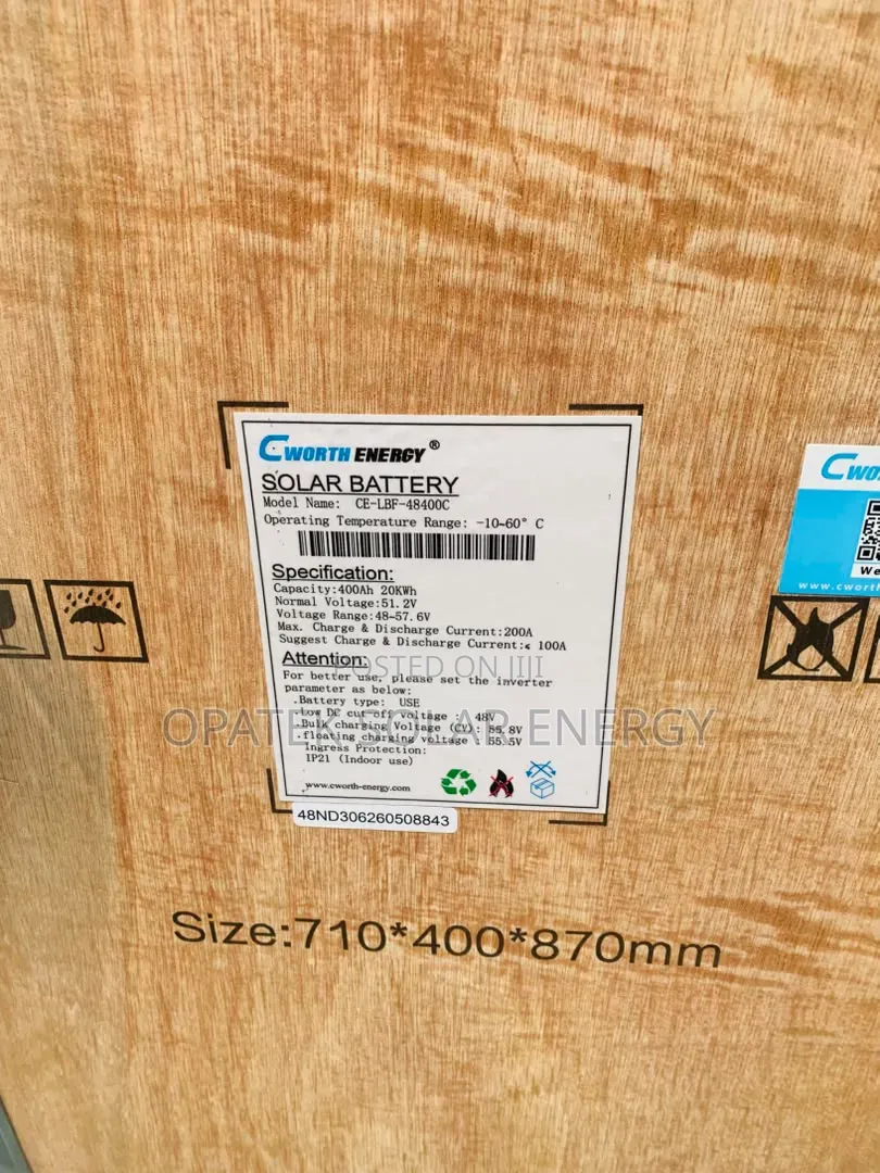 C Worth Lithium Battery 20kwh 48v Available