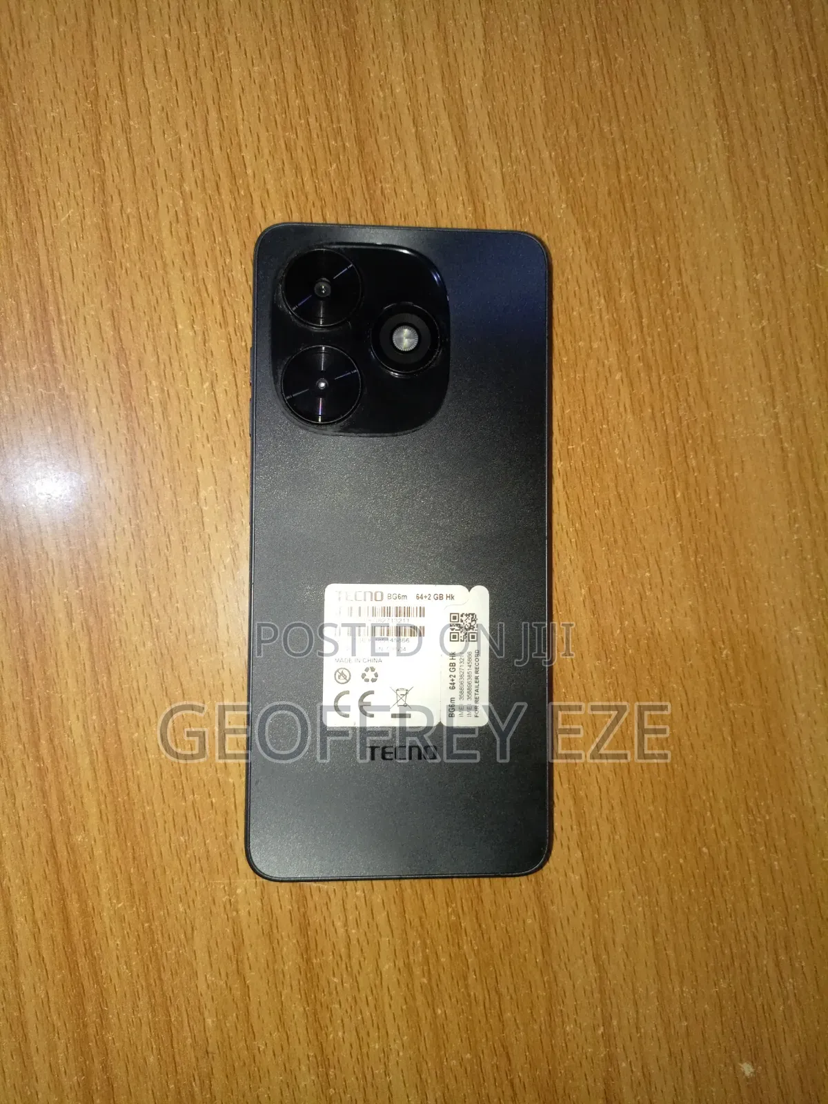 Tecno Pop 10C 64 GB Black
