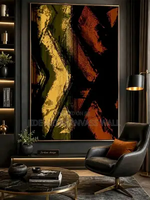 A Moody Modern Abstract Art Wall Frame