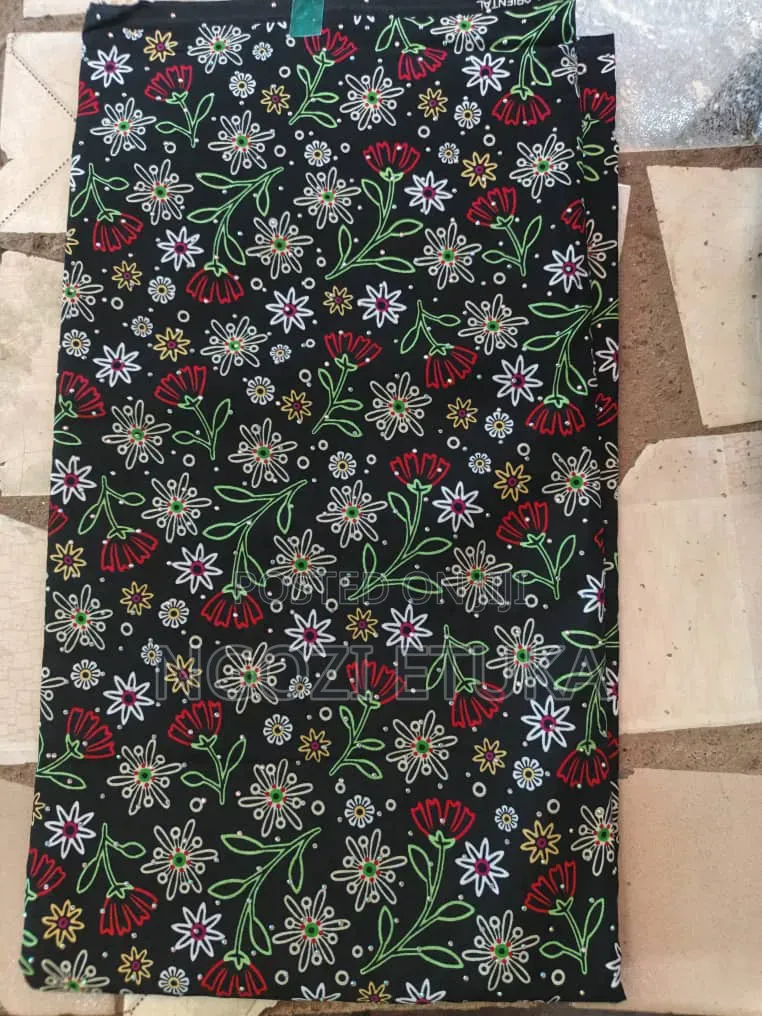 Mali Dougon Embellished Ankara Print