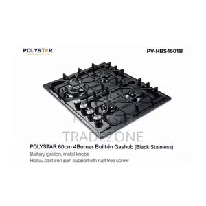 POLYSTAR 4-Burner Built-in Gas Hob 60cm PV-HBS4501B