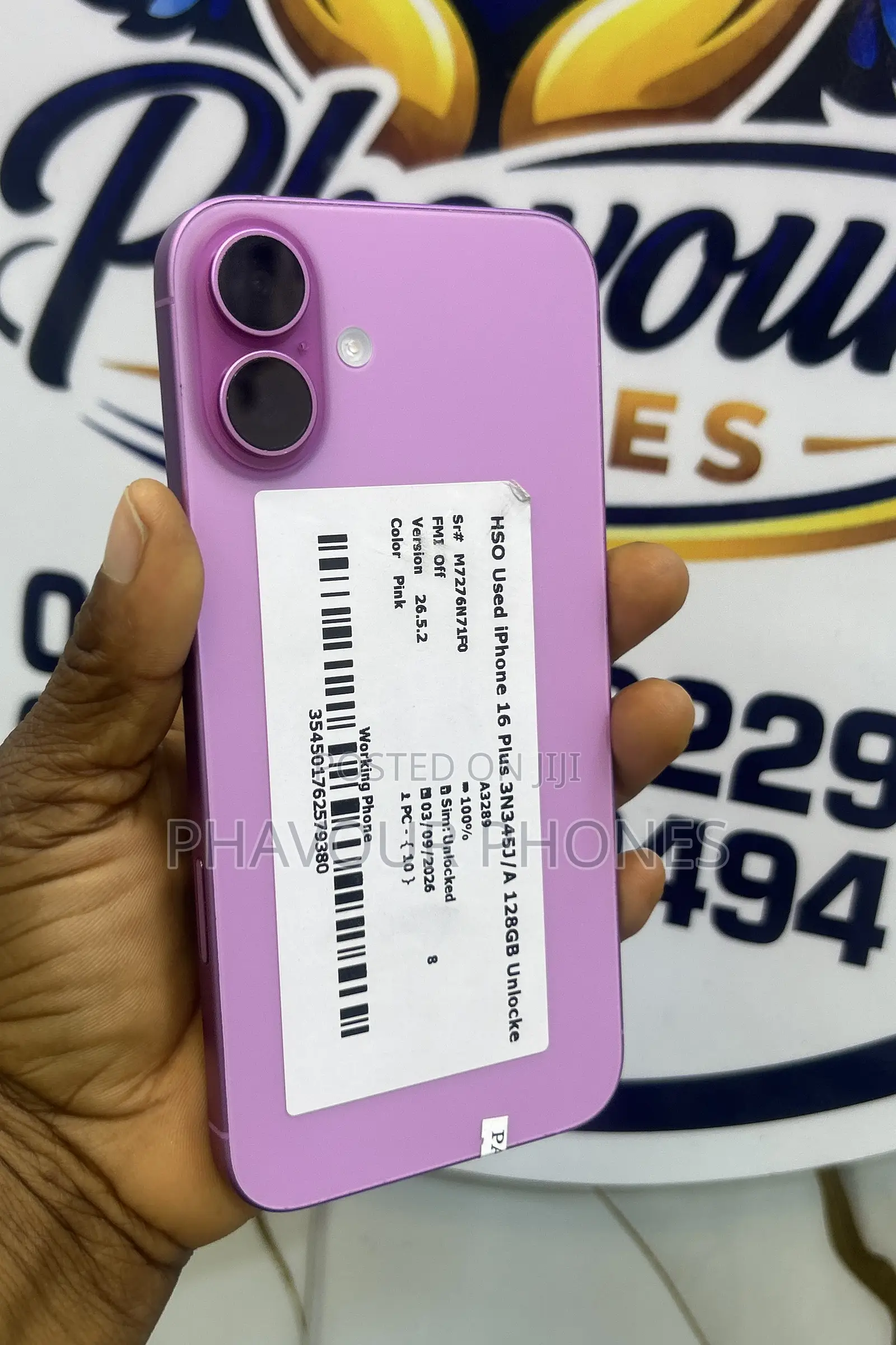 Apple iPhone 16 Plus 128 GB Pink