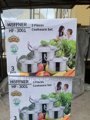 Hoffner Hf3001 3pcs Aluminum Thick Pot