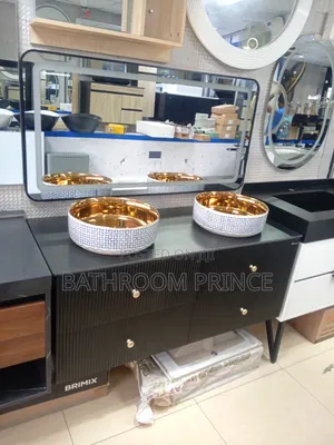 Exclusive Carbinet Basin With LED Mirror