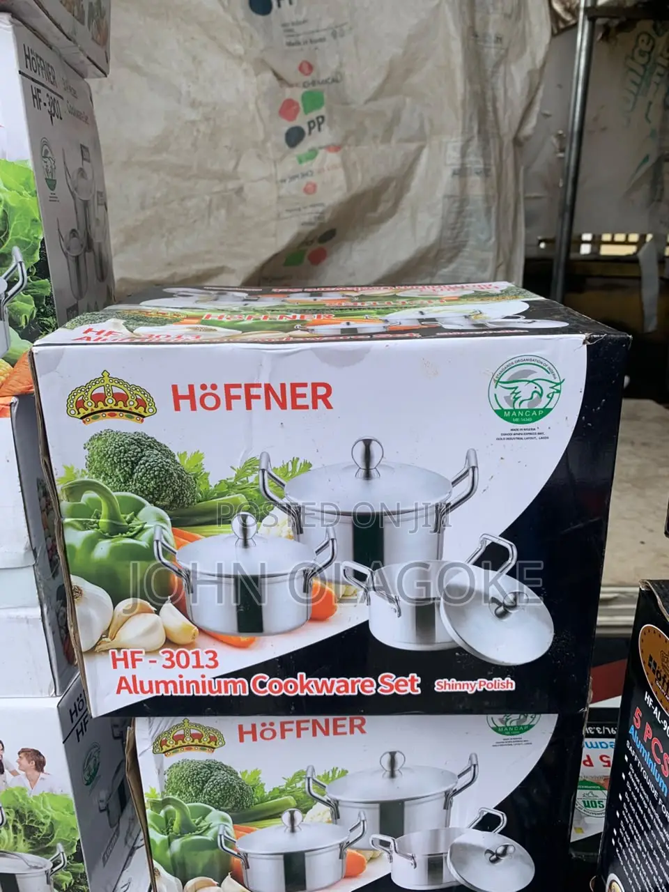 Hoffner HF3013 3pcs Pot 20cm,22cm,24cm