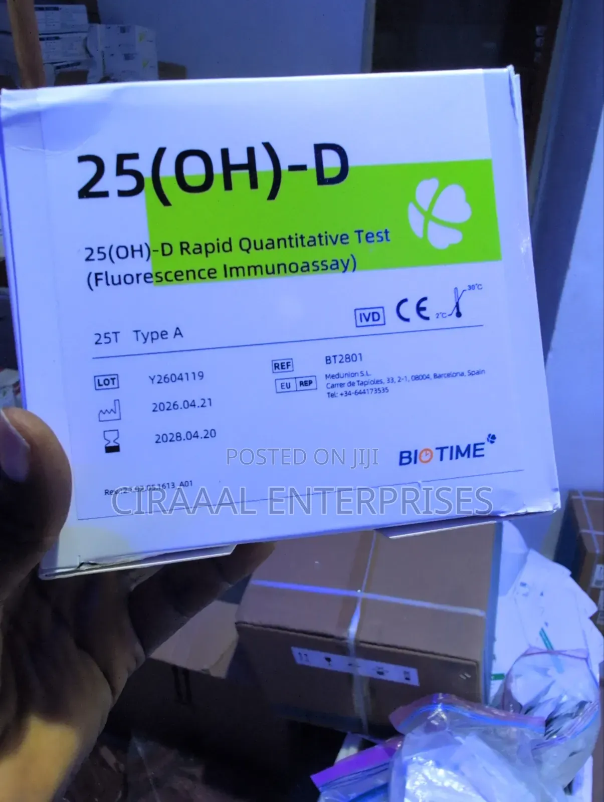 25(OH) -D Fluorescence Immunoassay