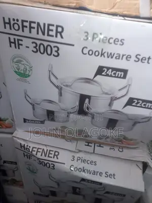 Hoffner HF3003 3pcs Aluminium Pot 20cm 22cm 24cm