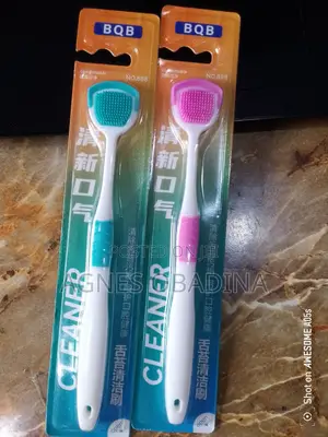 2 Pieces - Tongue Scraper Cleaner Reusable Reduce Bad Breath