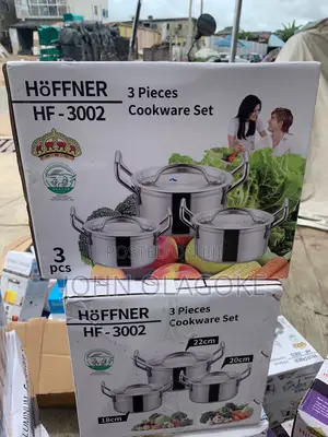 Hoffner HF 3002 Aluminum Pot 3pcs 18,20,22cm
