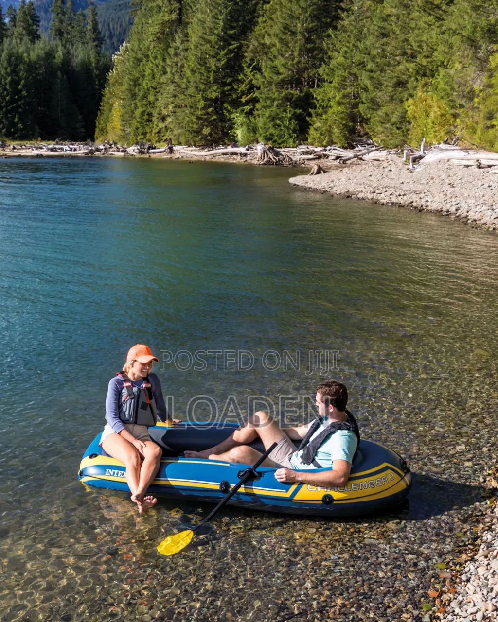 2 Passenger - INTEX CHALLENGER 2 INFLATABLE BOAT (U.S. Import)